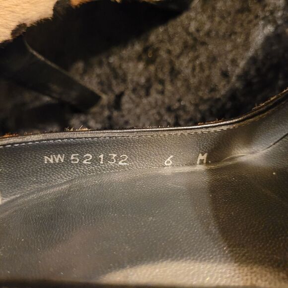 Stuart Weitzman Leopard print peep toe heels Size 6 Pinup style - Picture 8 of 8